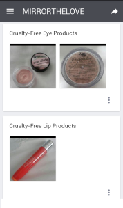 Snupps mirrorthelove collection cruelty free cosmetics